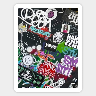 Street Art Colors NYC Graffiti Tag Sticker